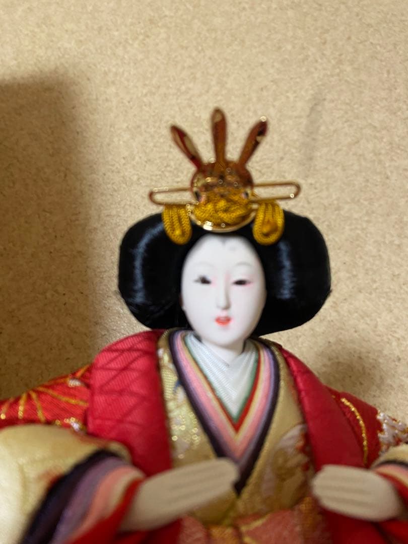 雛人形　信濃白檀塗り