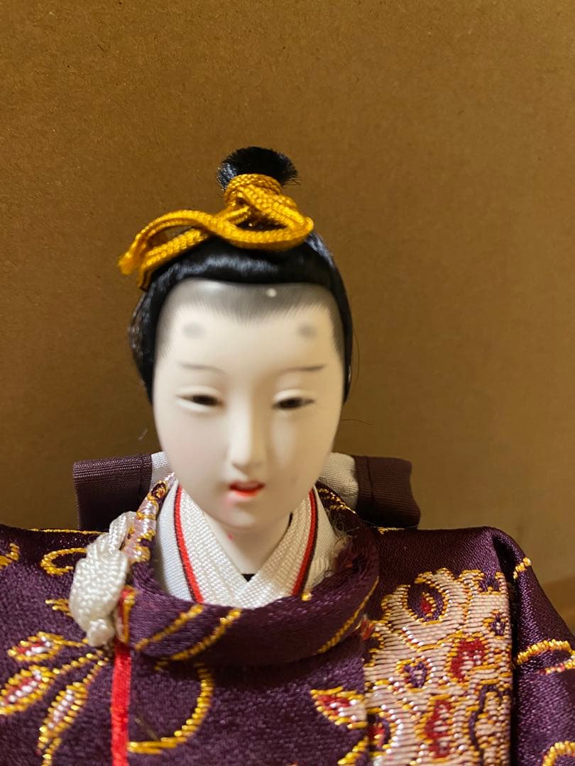 雛人形　信濃白檀塗り
