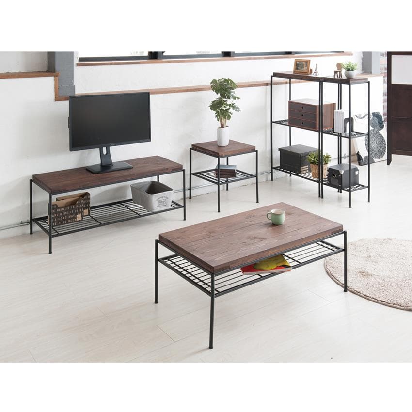 365 ワイドラック /ディスプレイラック/収納棚/軽量/3段/木製/モダン