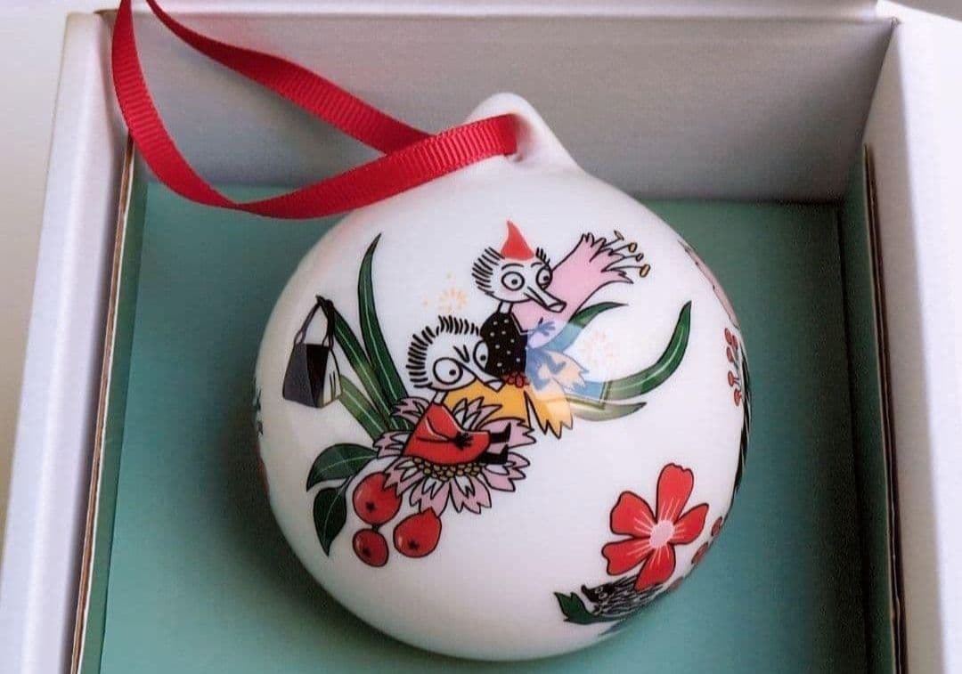 アラビア　ムーミン オーナメント 花柄　2023年