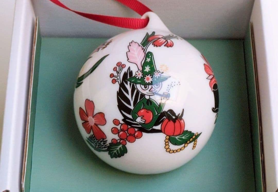 アラビア　ムーミン オーナメント 花柄　2023年