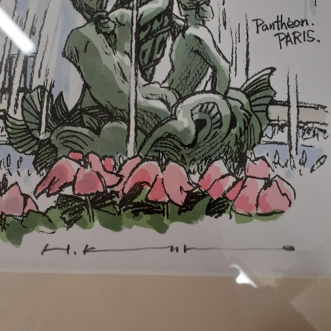 140L0226-05　黒柳 弘行 リトグラフ『昨日・今日・明日』