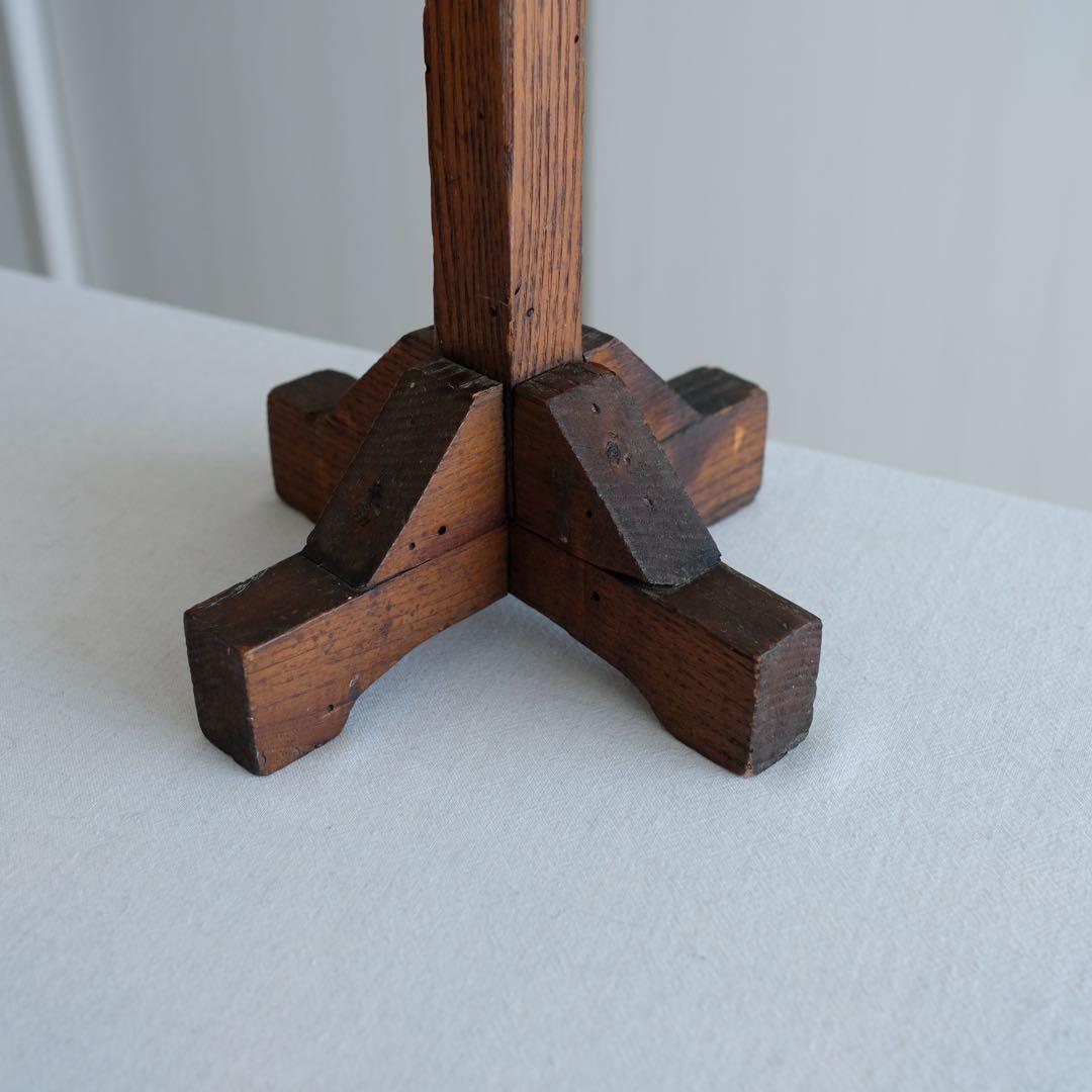 20世紀前期 アメリカ アンティーク 木製 ハンガー スタンド ヴィンテージ