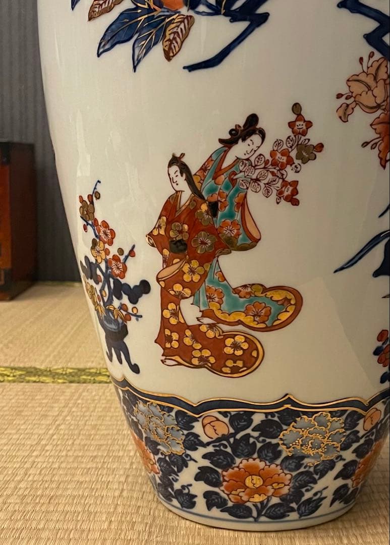 有田焼　晢山窯　花瓶　高さ46cm