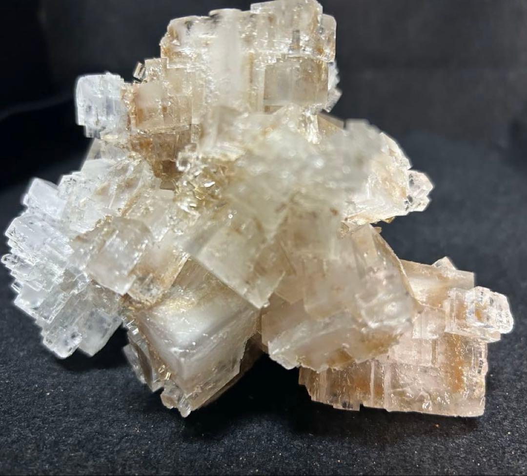 岩塩/Halite 岩塩結晶クラスター 598g