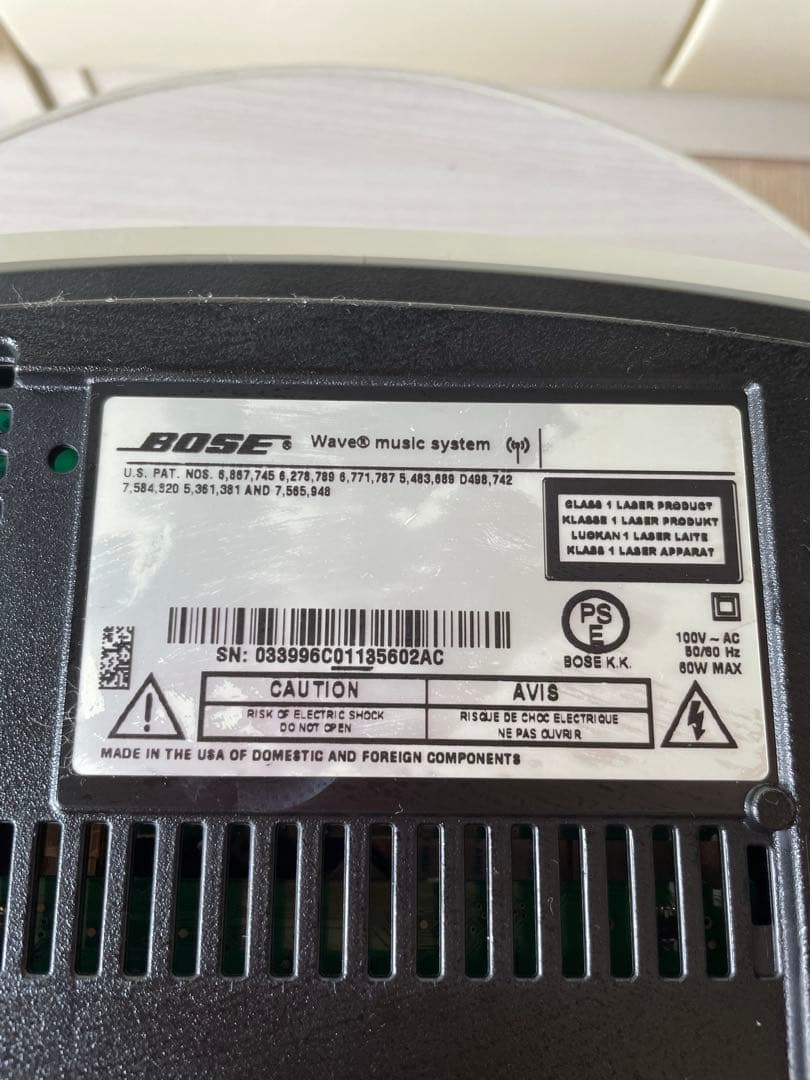 ラジオ・コンポ BOSE wave music system