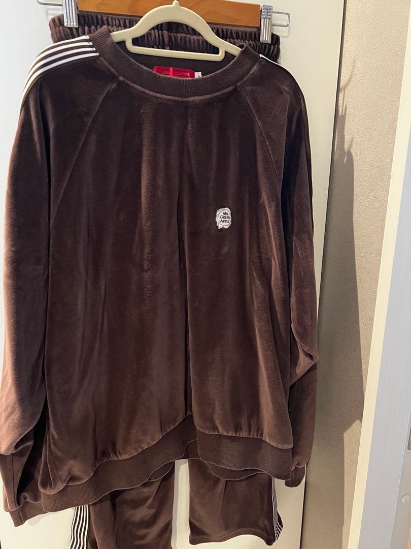 ミセス バレンタイン ルームウェア ベロアトップス&ボトムス Mサイズ