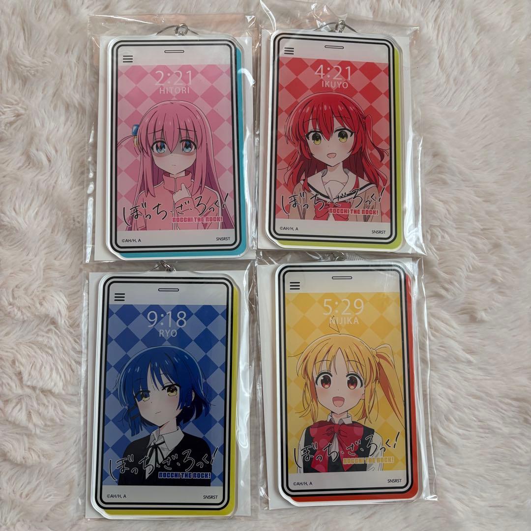 新品 ぼっち・ざ・ろっく！ 結束バンド スウェット L アクリルキーホルダー4点