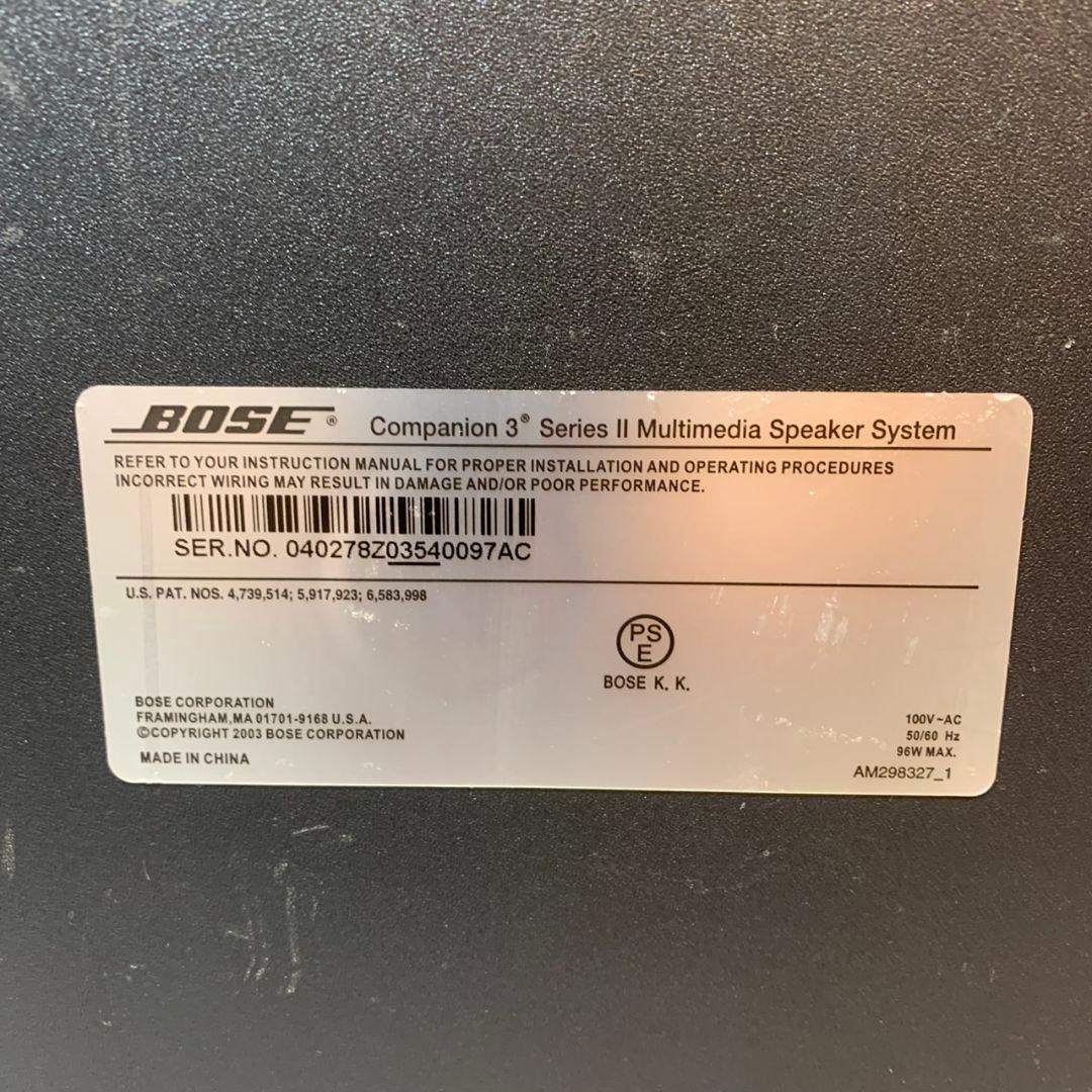I101 Bose Companion3 Series II スピーカー