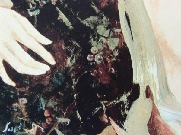 斎藤三郎、『雑草』、希少画集画、裸婦、高級新品額・額装付、版上サイン入り