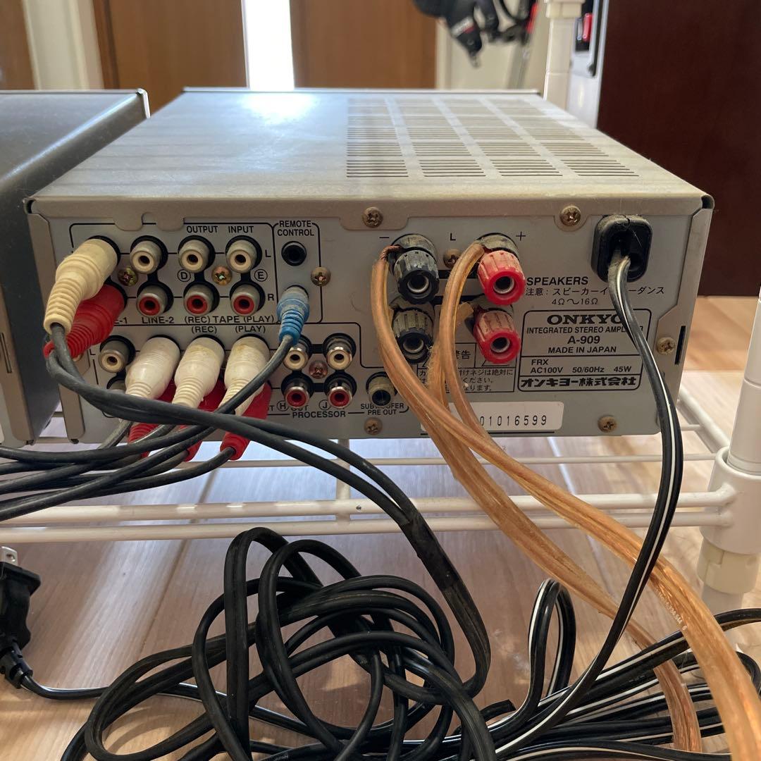アンプ ONKYO A-909 NEGRATED STEREO ANPLFIER