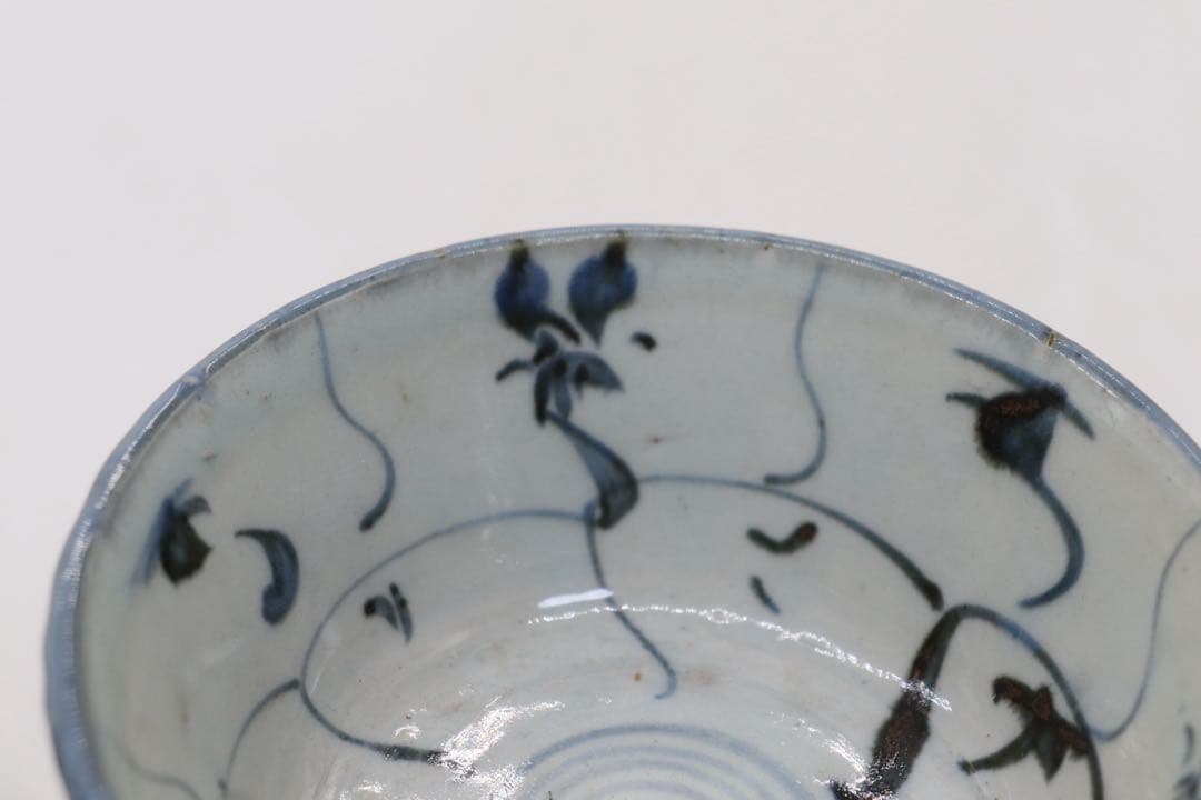 中国　清時代　染付　お碗2点(大)　送料込み260329