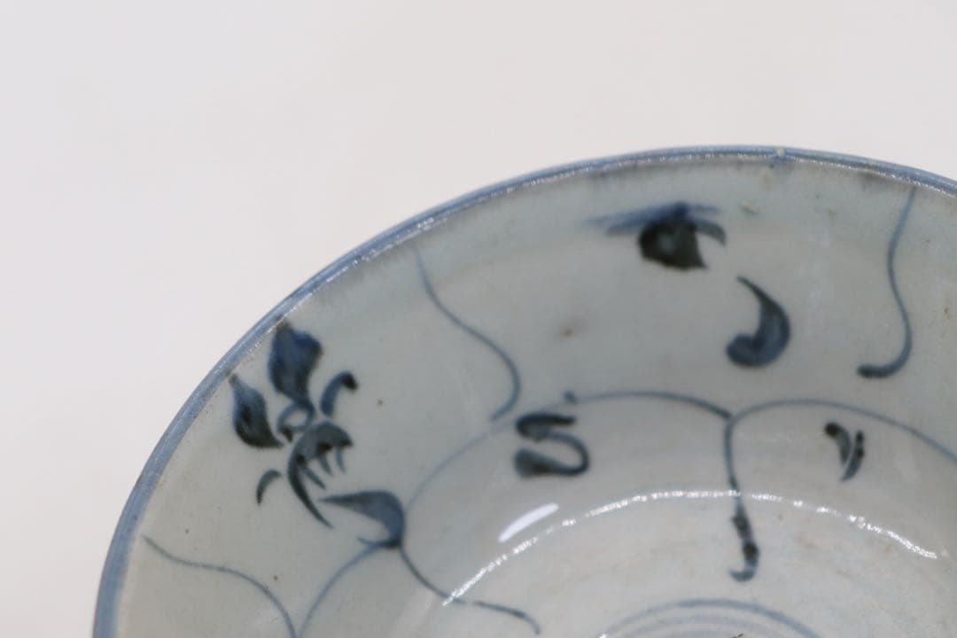 中国　清時代　染付　お碗2点(大)　送料込み260329