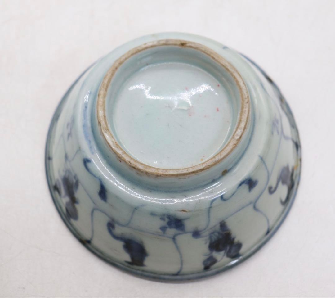 中国　清時代　染付　お碗2点(大)　送料込み260329