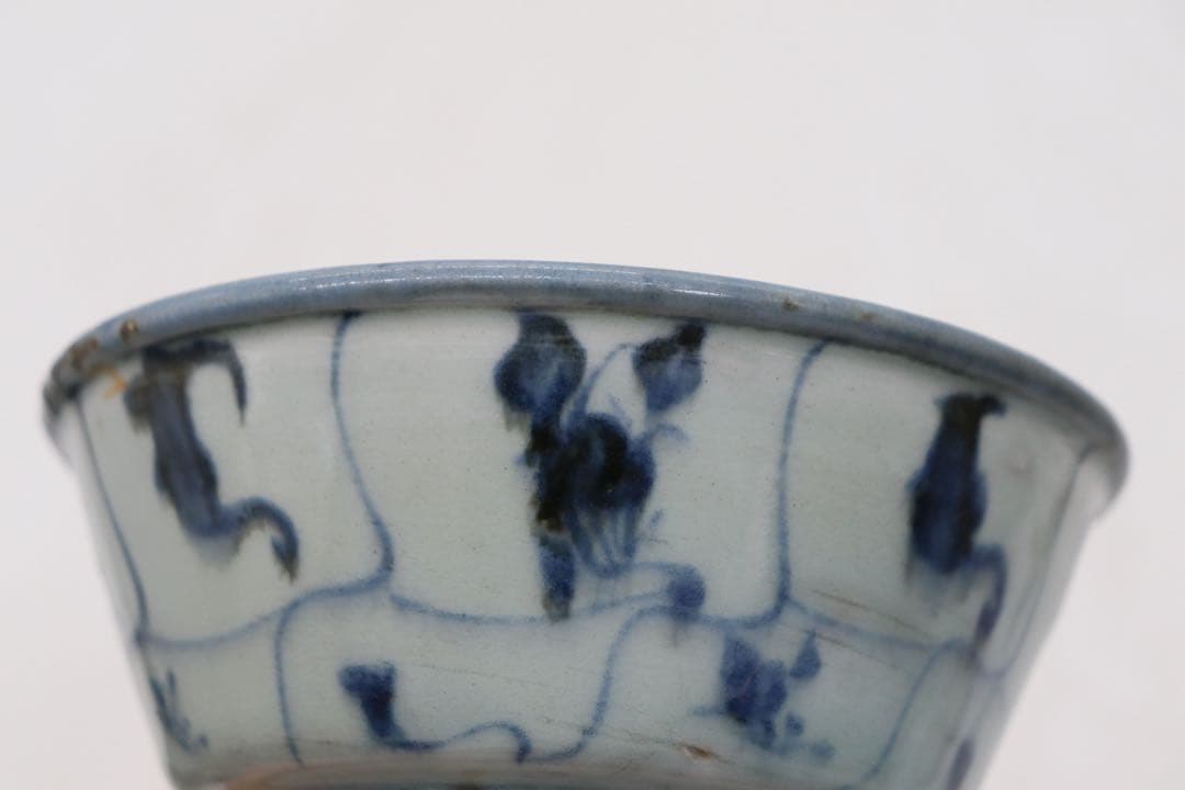 中国　清時代　染付　お碗2点(大)　送料込み260329