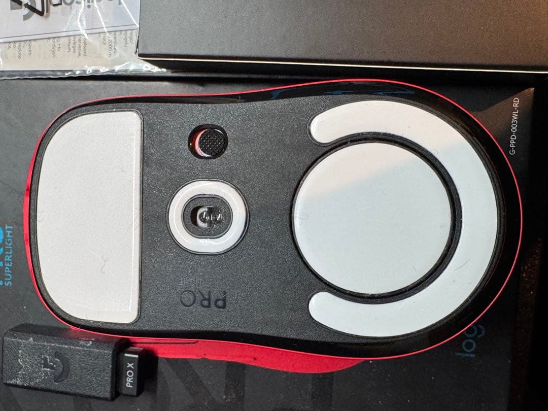 LogicoolＧproＸSuperlight レッド