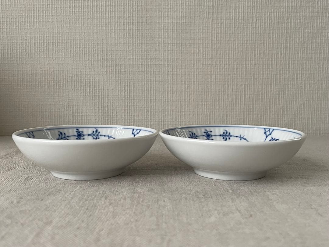 ロイヤルコペンハーゲン ブルーフルーテッド プレイン ボウル 9cm 2個セット