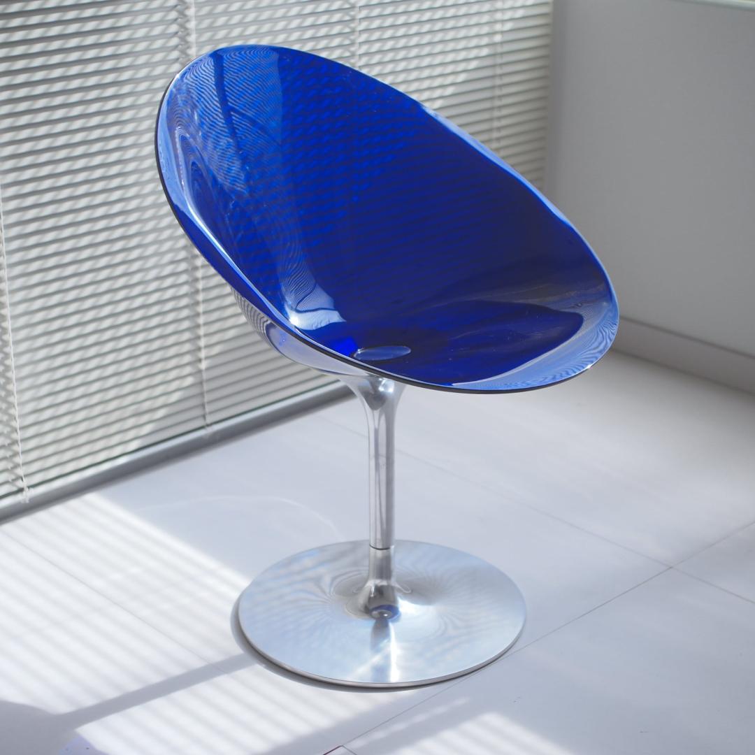 Kartell エロエスチェア 一本脚 青