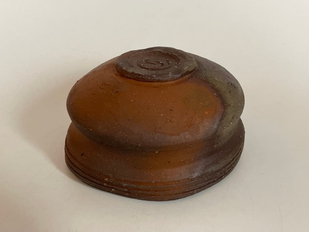 陶芸家　中村六郎　備前　茶碗　茶盌　抹茶碗　備前焼　共箱