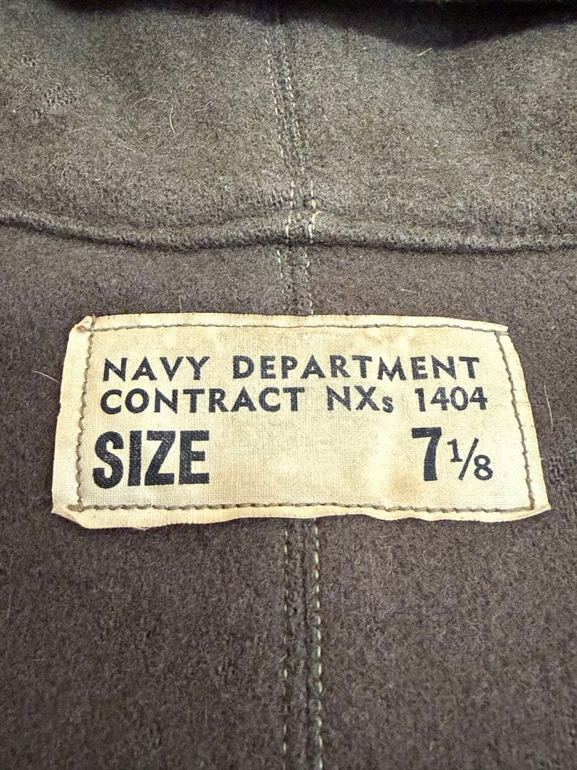 米軍 実物 NAF デッキパンツ+デッキキャップ