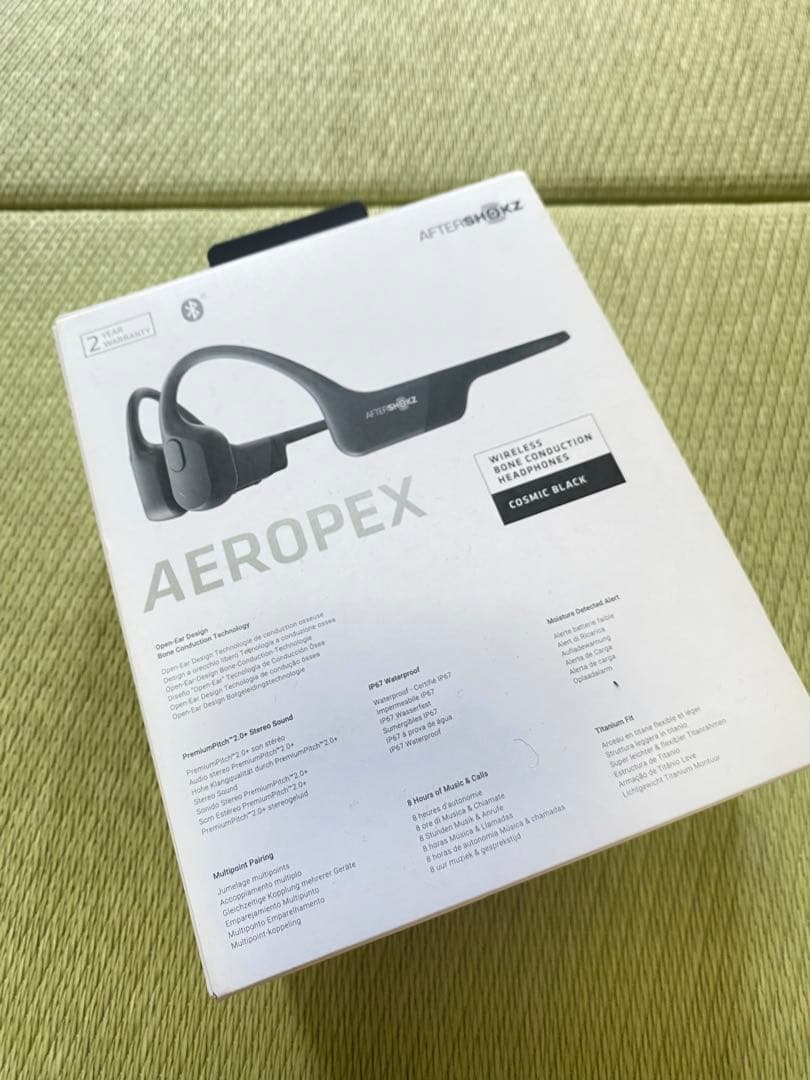 AFTERSHOKZ AEROPLEX 骨伝導イヤホン Cosmic Black