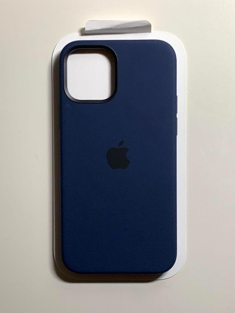 【新品】純正 iPhone 12 / 12 Pro シリコンケース・ネイビー②