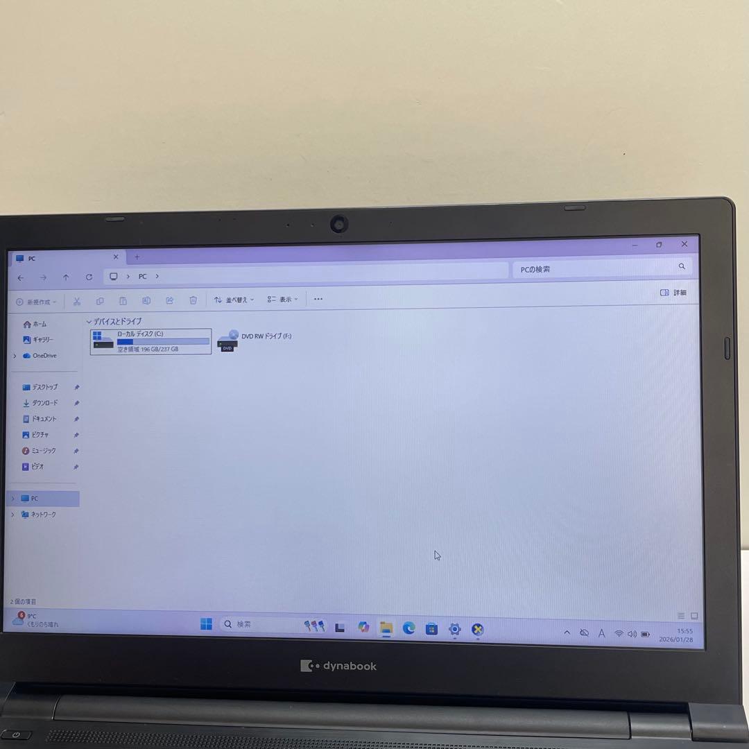 #928 東芝 Dynabook B65/EP i7-8665U 8GB 256