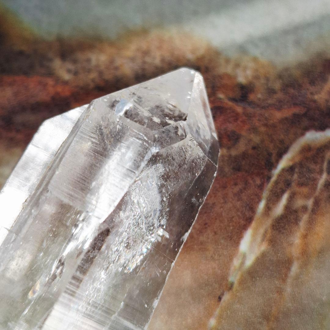 *希少 ラオスクォーツ タイムリンク ツイン 水晶