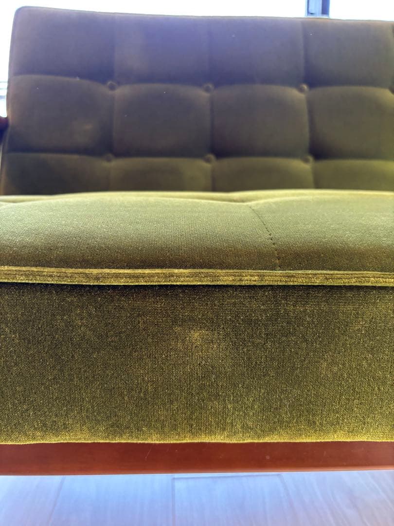 カリモク60 Kチェア2シーター モケットグリーン