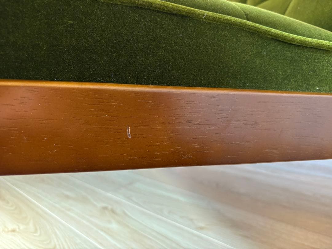 カリモク60 Kチェア2シーター モケットグリーン