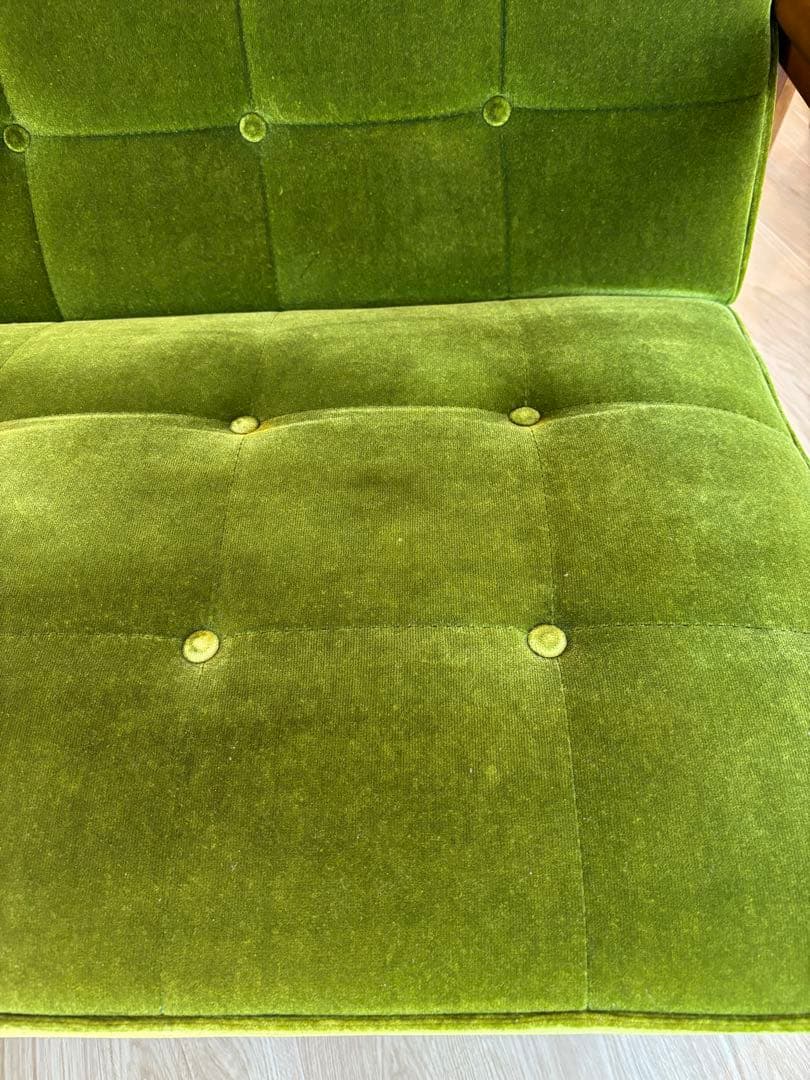 カリモク60 Kチェア2シーター モケットグリーン