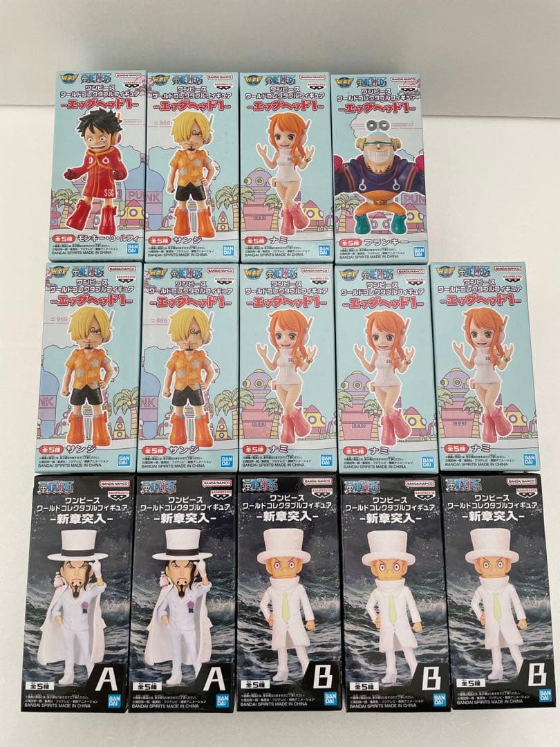 【新品】ワーコレ ワンピース フィギュア-新章突入-エッグヘッド1-WCF14体