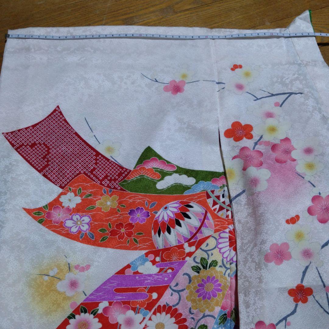 美しい★七五三★白ピンクグラデーション着物