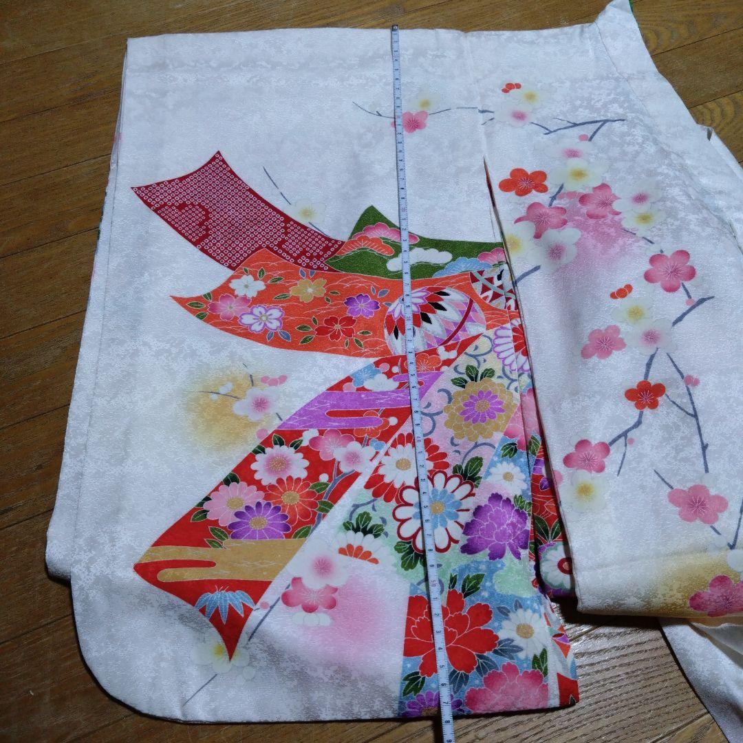 美しい★七五三★白ピンクグラデーション着物