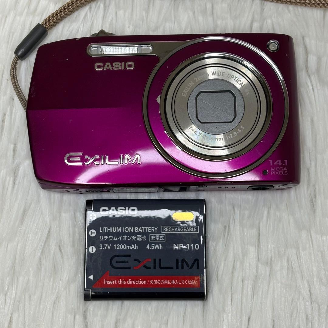 CASIO カメラ　エクシリム　EX-Z2300 パープル コンデジ　動作品