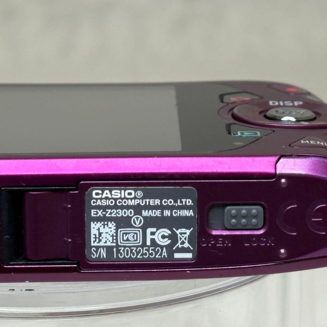 CASIO カメラ　エクシリム　EX-Z2300 パープル コンデジ　動作品
