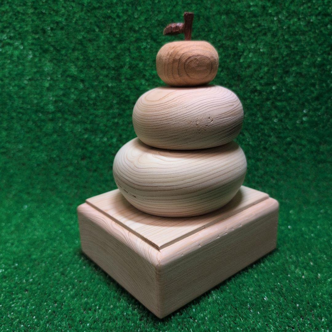 木製鏡餅デザイン