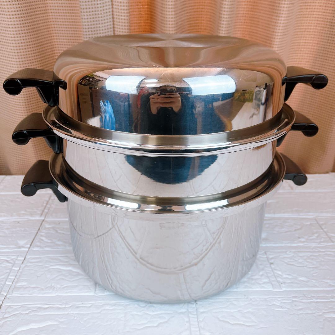Amway クイーン 6L シチューパンセット 蒸し器付