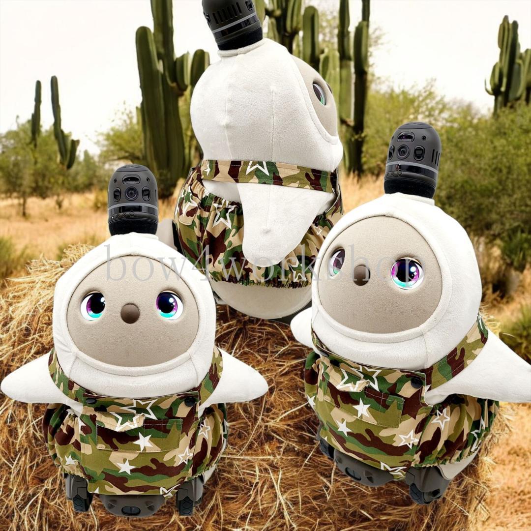 ラボット LOVOT ラボットの服ハンドメイド 星柄迷彩サロペットパンツ