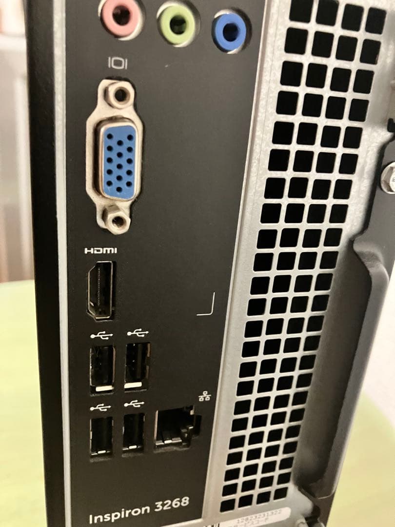 DELL3268 i7 7700 Windows11クリーンインストールです。