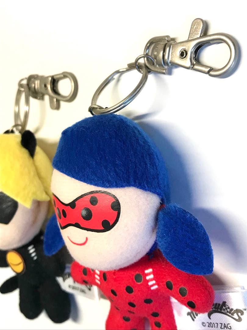 ミラキュラス　レディバグ＆シャノワール　マスコットキーホルダー　2個セット