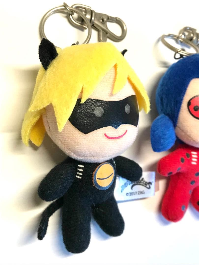 ミラキュラス　レディバグ＆シャノワール　マスコットキーホルダー　2個セット