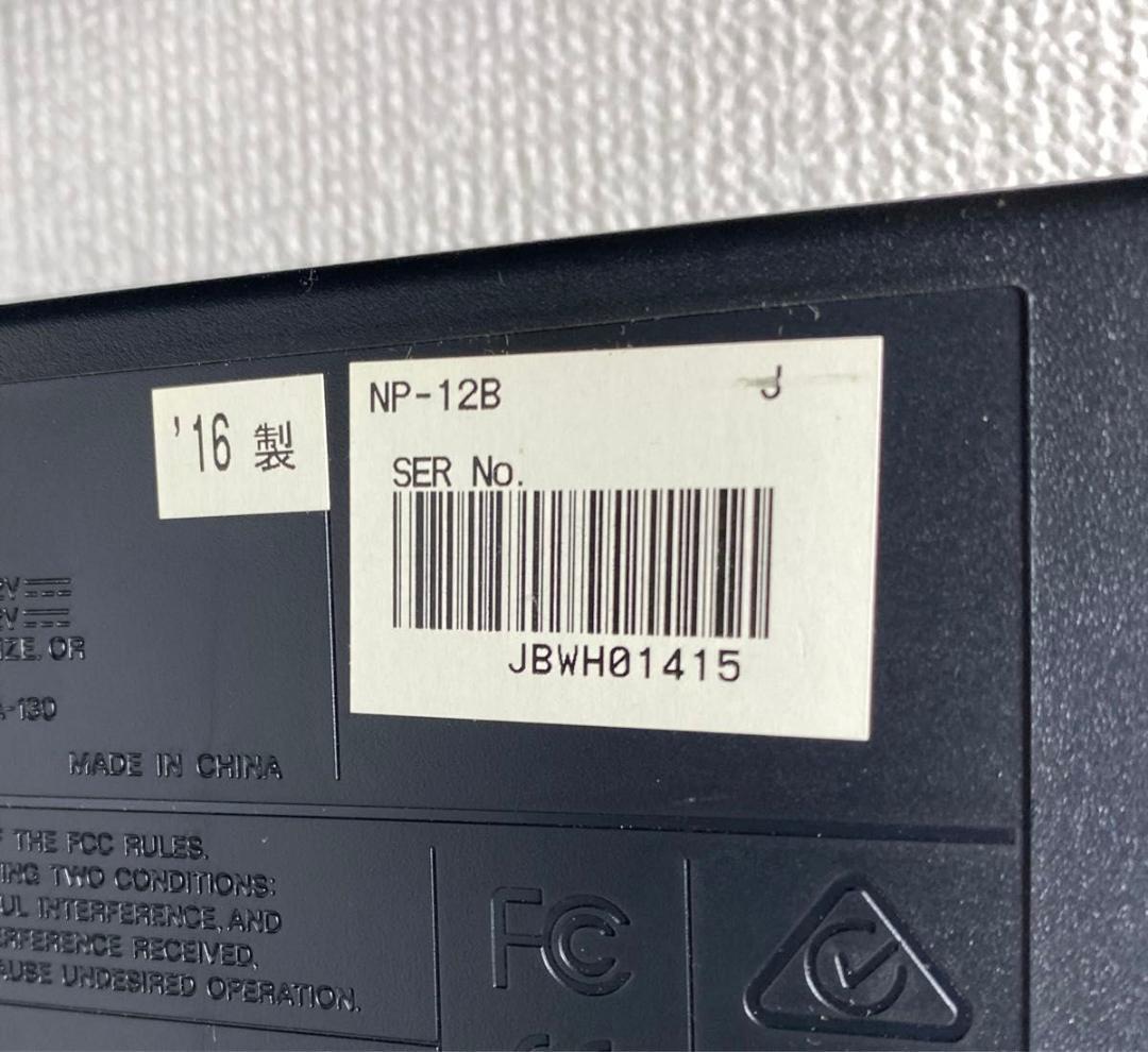 【軽量】YAMAHA NP-12B 電子キーボード ピアジェーロ