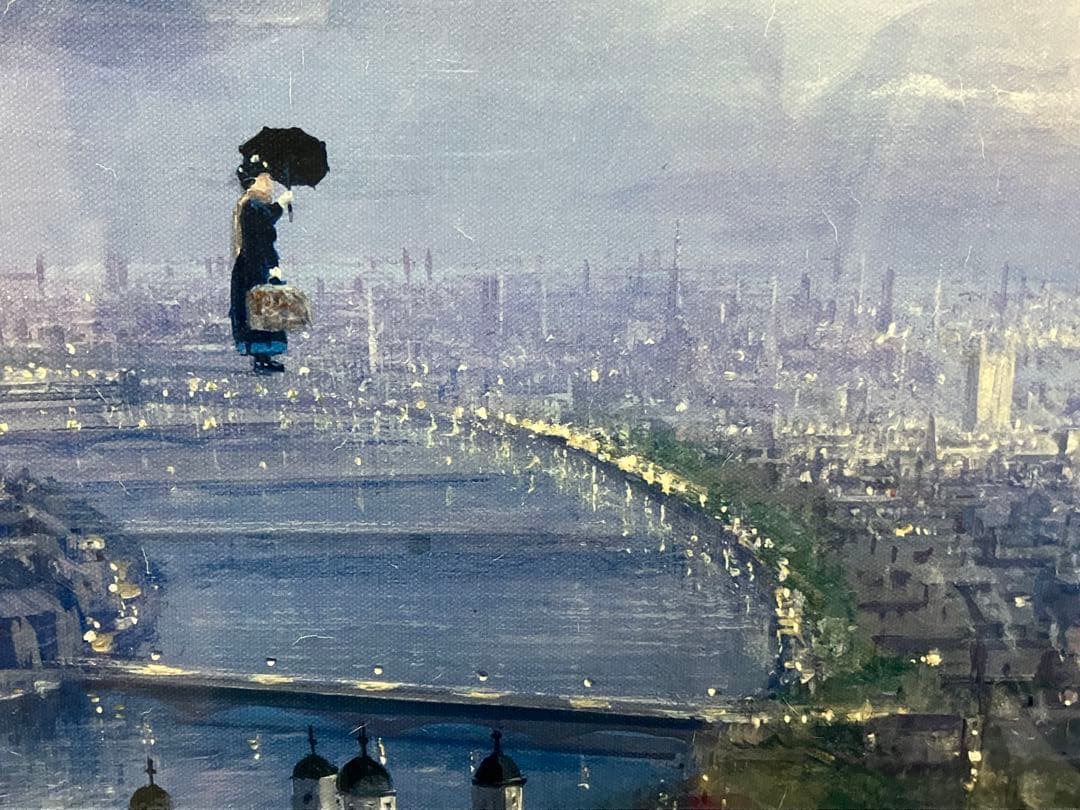 希少】メリーポピンズ　ピーター・エレンショウ作　デジタルリトグラフ　限定395