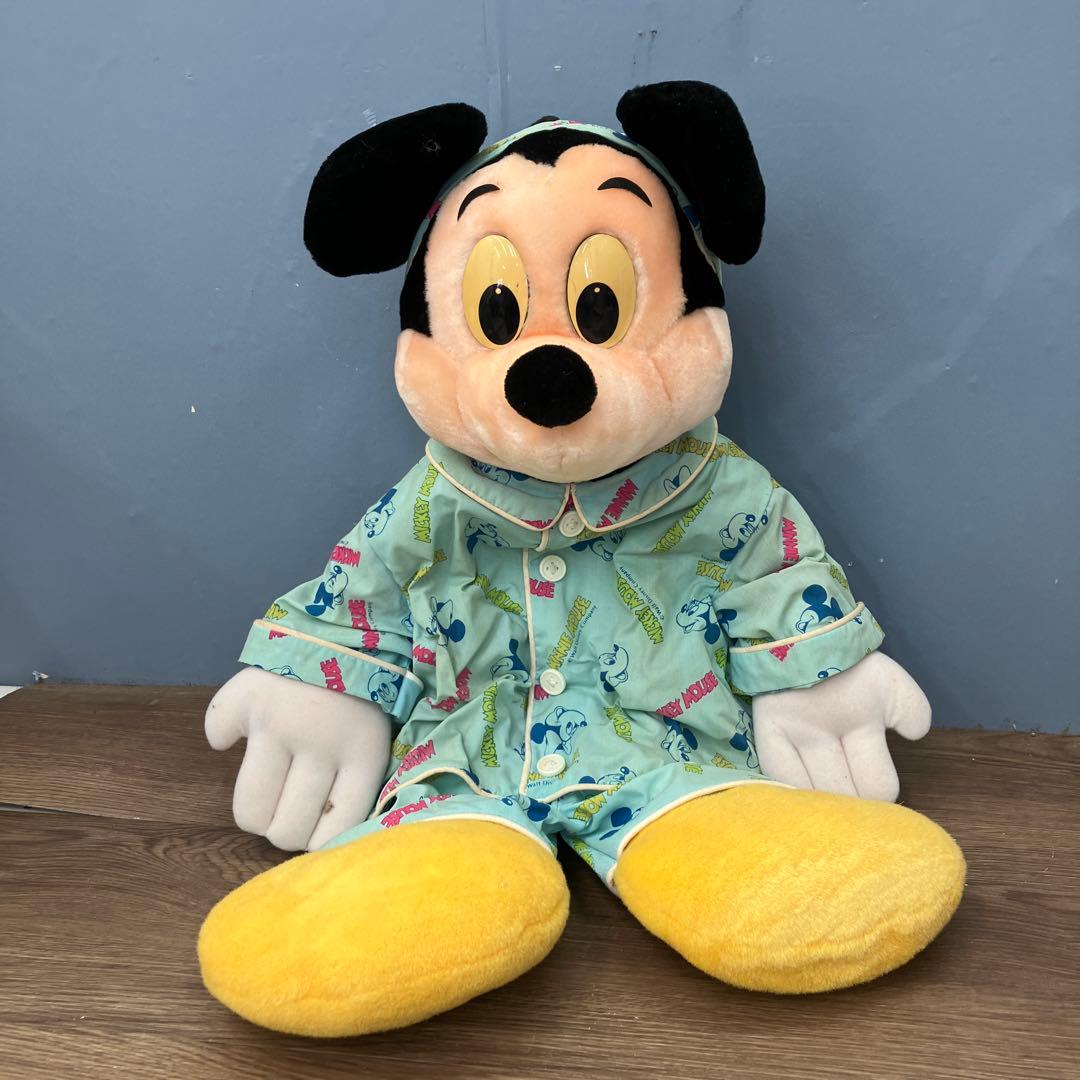 3F レトロ ディズニー ミッキー ミニー パジャマ ぬいぐるみ セット