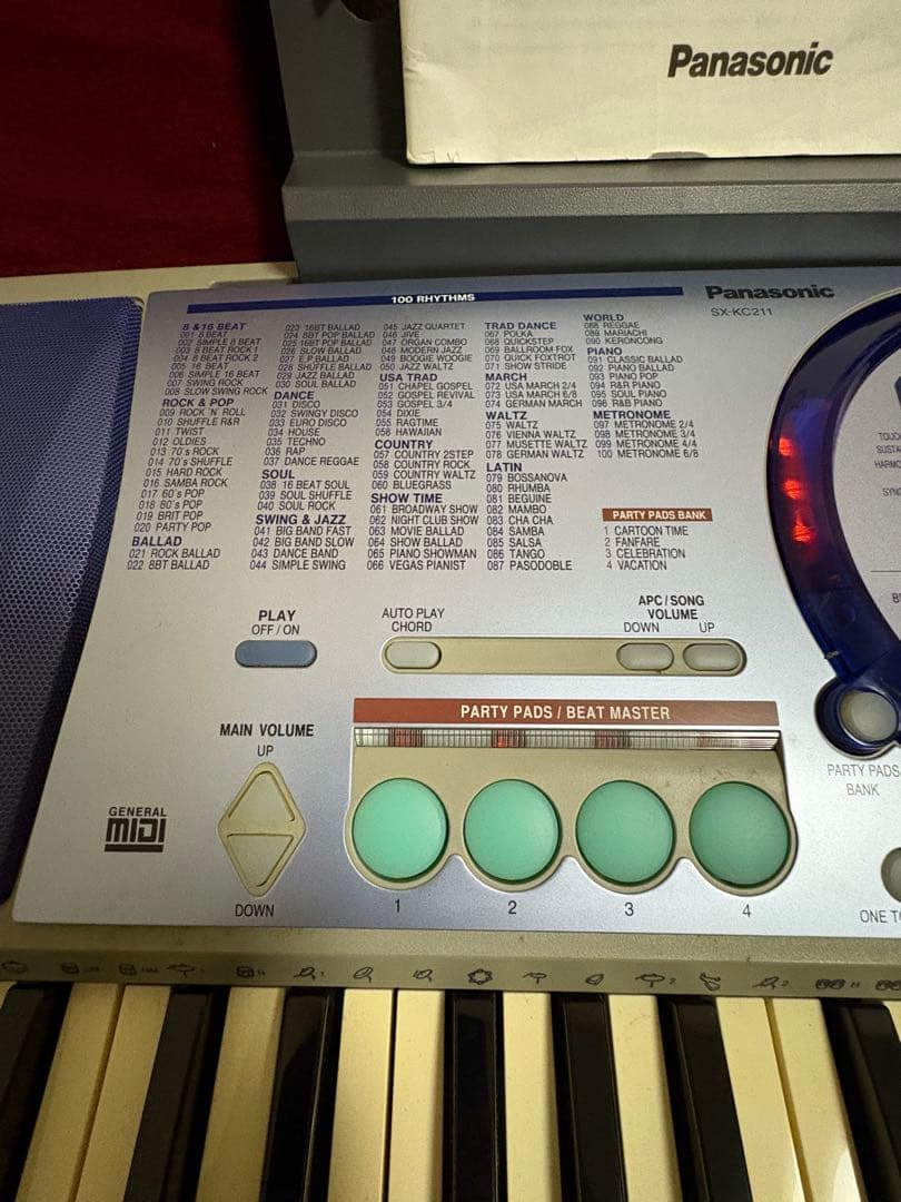 パナソニック　SX-KC211 電子キーボード