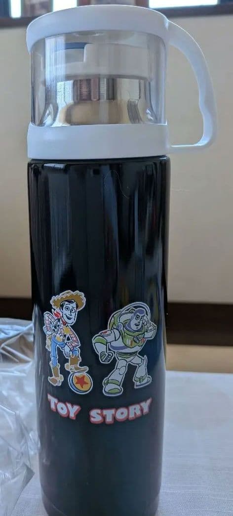 トイ・ストーリー 水筒 480ml &プレートコップ ぬいぐるみ4個セット新品