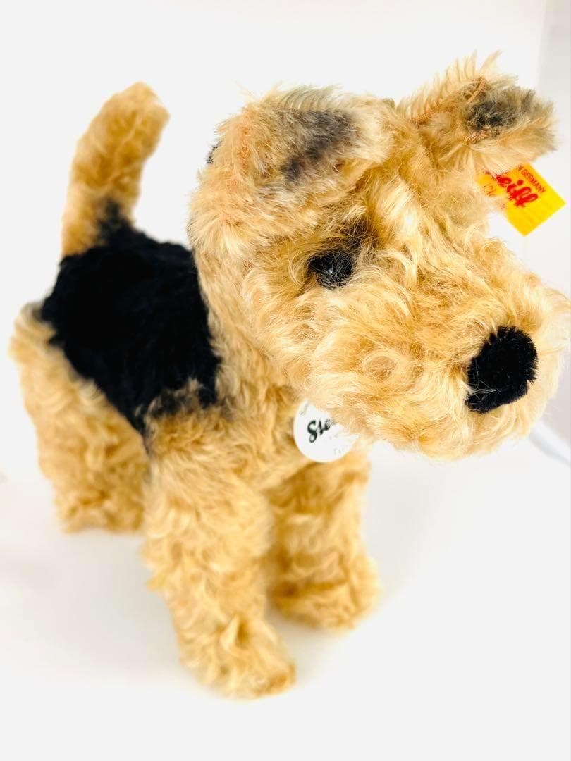【新品•希少 旧デザイン】Steiff ウェルシュテリア テリー