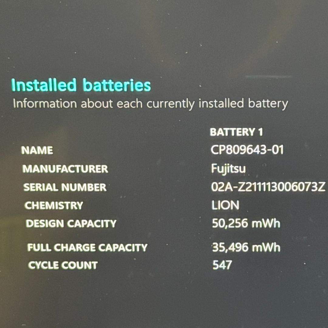 タブレットモデル♫ 10世代 Core i5 富士通 メモリ8GB 256GB