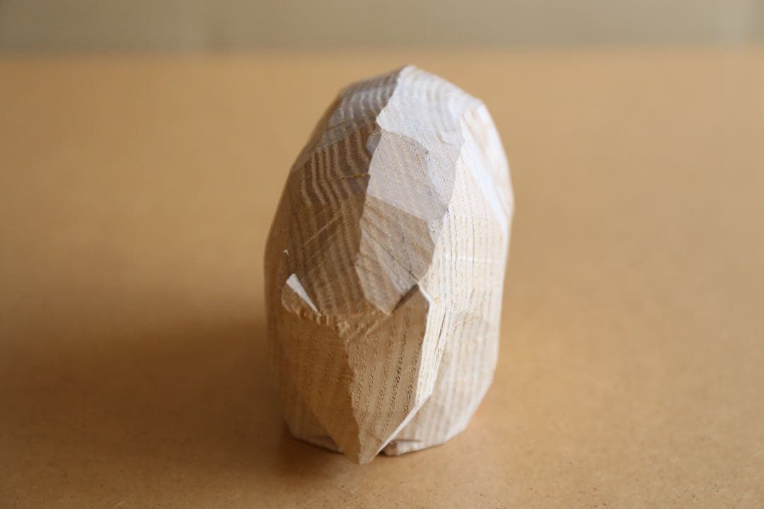 みっちゃん 高野夕輝 木彫り熊&日高山脈セット 彫刻 木彫 オブジェ